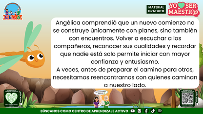 Historias para Maestros - ANGÉLICA LA LIBÉLULA Y EL REENCUENTRO EN EL ESTANQUE en PDF