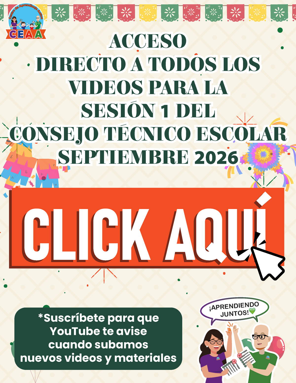 ACCESO A TODOS LOS VIDEOS DE LA SESIÓN DEL CTE SEPTIEMBRE 2026
