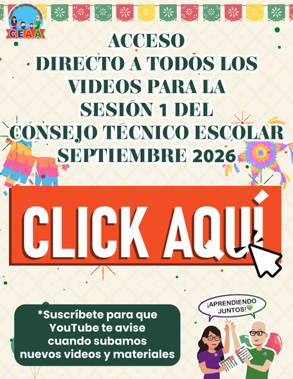ACCESO A TODOS LOS VIDEOS DE LA SESIÓN DEL CTE SEPTIEMBRE 2026