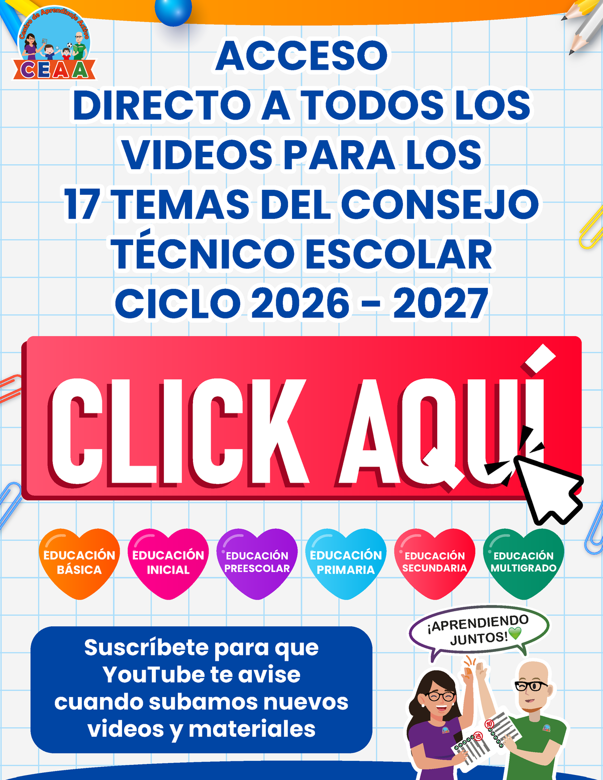 Acceso a Todos los Videos CTE para los 17 Temas