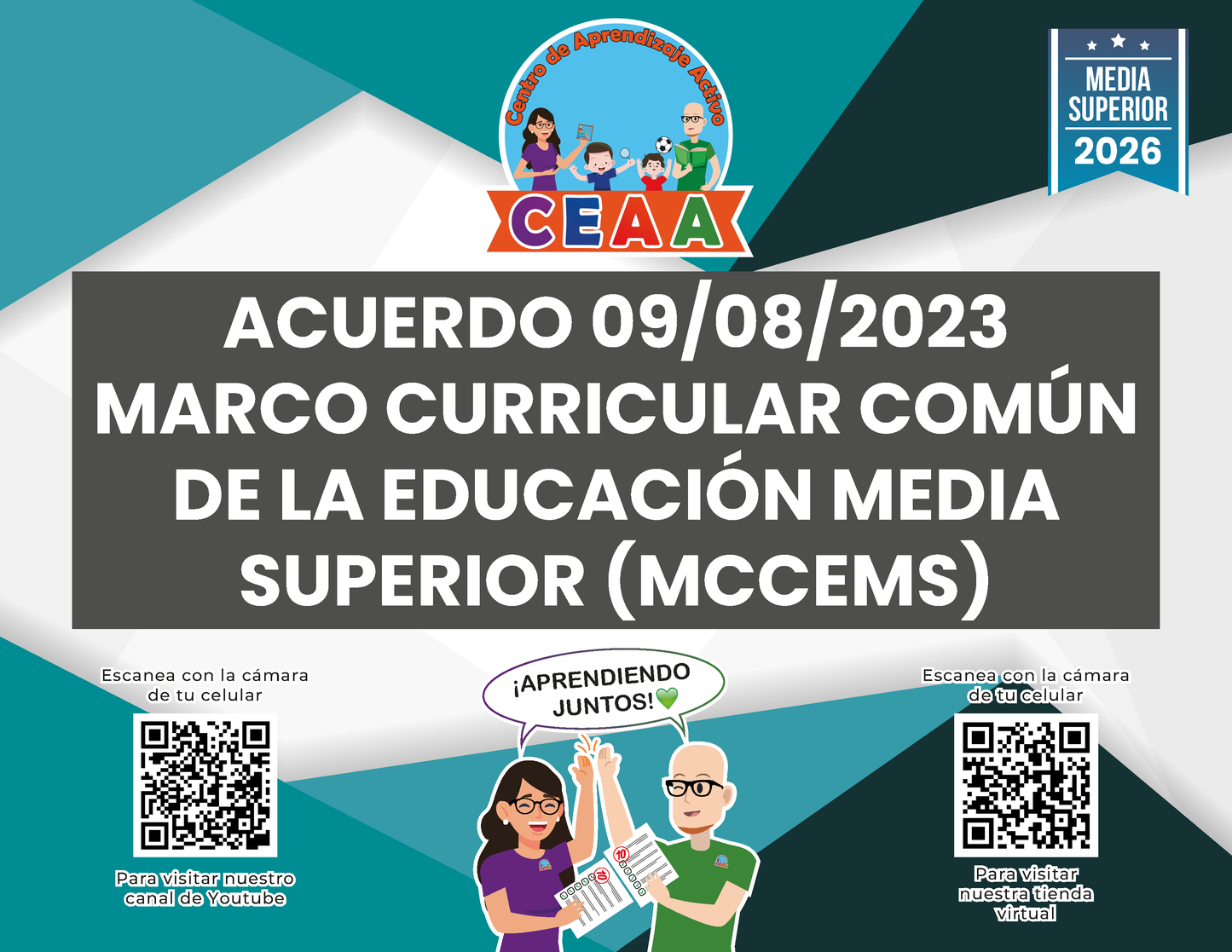 Resumen Gráfico: ACUERDO 09/08/2023 MARCO CURRICULAR COMÚN DE LA EDUCACIÓN MEDIA SUPERIOR (MCCEMS) - Media Superior