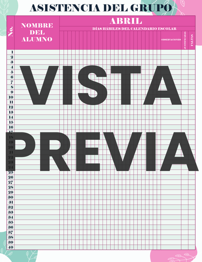Agenda Flores MAESTRO Secundaria Ciclo Escolar 2024 - 2025