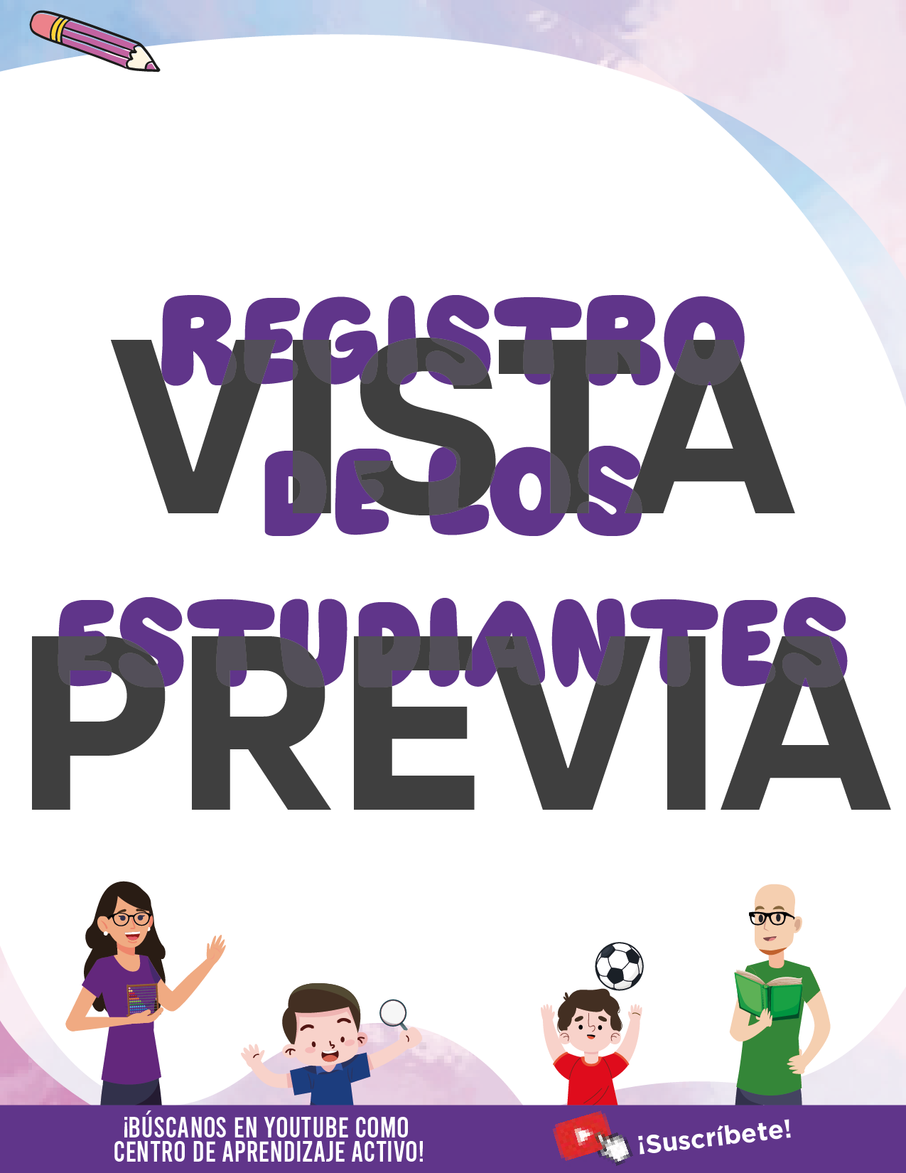 Agenda Colorída MAESTRO Preescolar Ciclo Escolar 2024 - 2025 en PDF