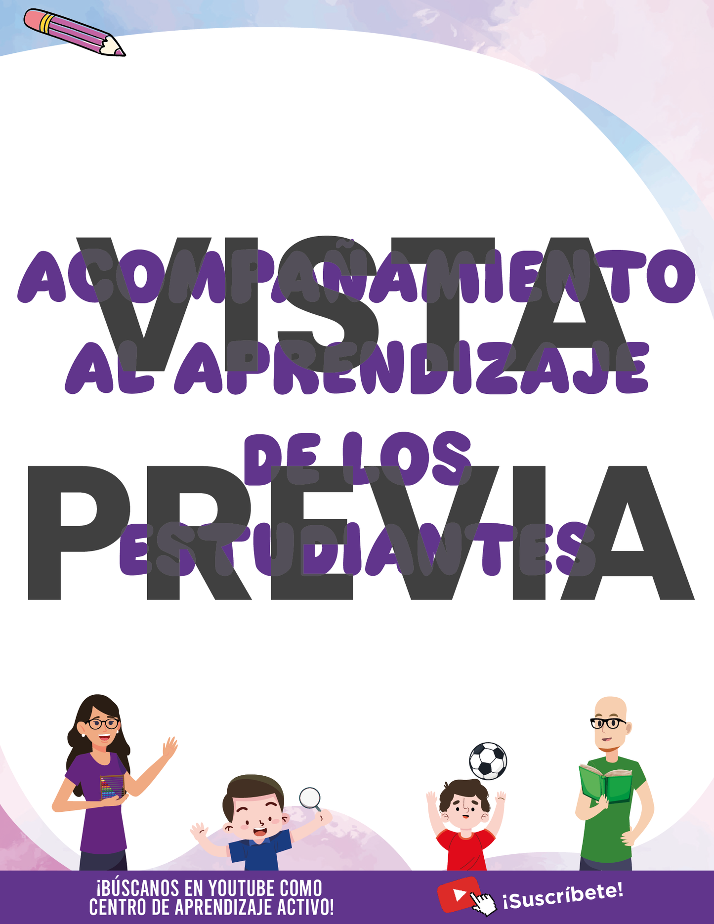 Agenda Colorida SUPERVISOR Preescolar Ciclo Escolar 2024 - 2025