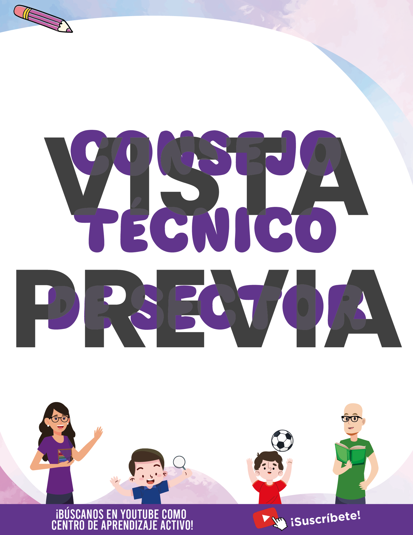 Agenda Colorida SUPERVISOR Preescolar Ciclo Escolar 2024 - 2025