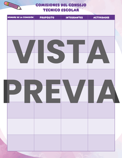 Agenda Colorida SUPERVISOR Primaria Ciclo Escolar 2024 - 2025