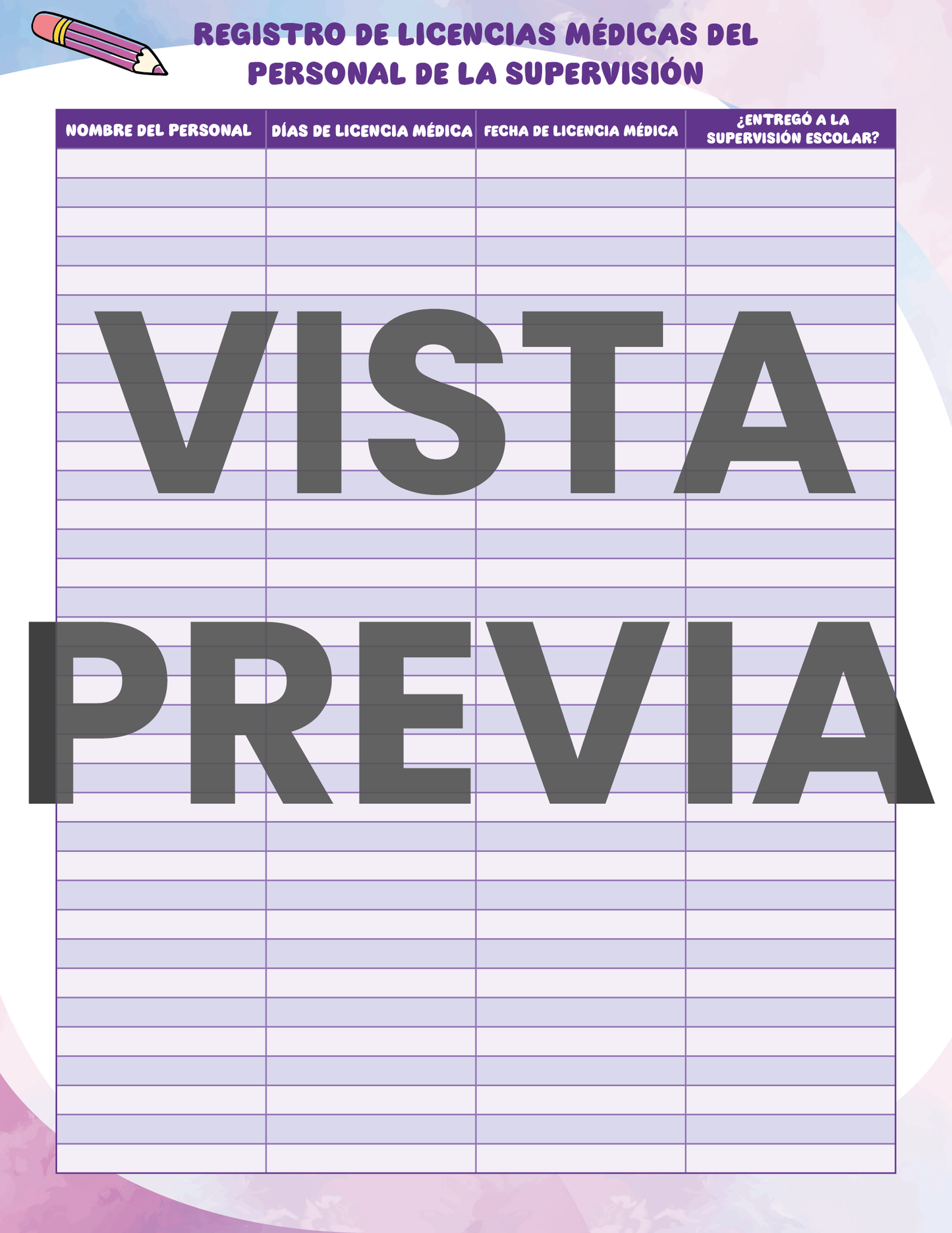 Agenda Colorida SUPERVISOR Primaria Ciclo Escolar 2024 - 2025