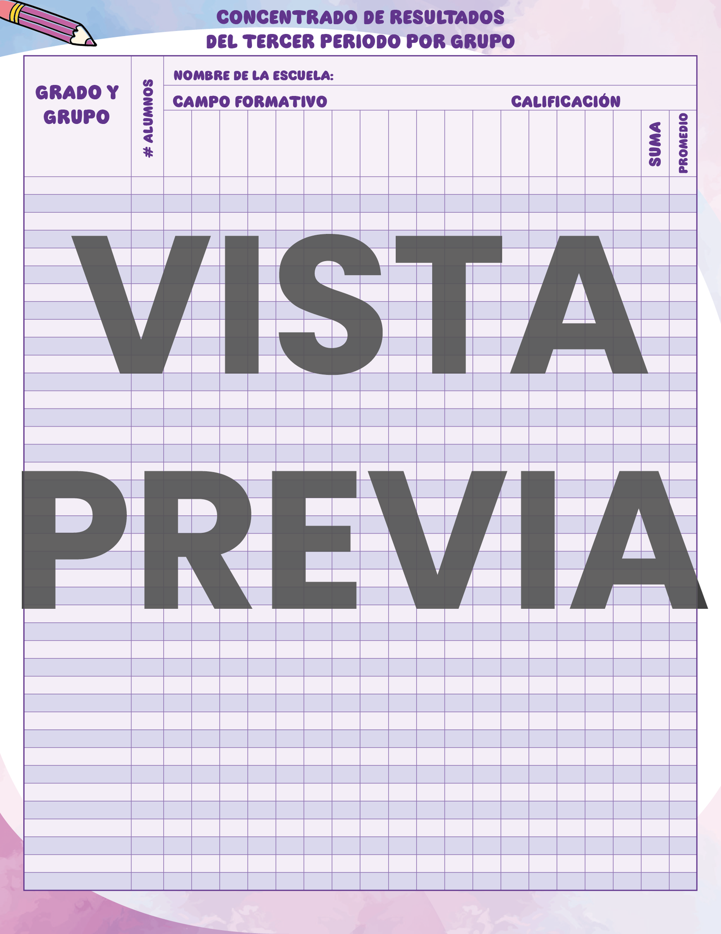 Agenda Colorida SUPERVISOR Primaria Ciclo Escolar 2024 - 2025