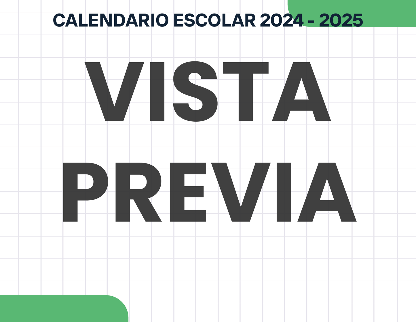 Agenda Cuadros DIRECTOR Preescolar Ciclo Escolar 2024 - 2025