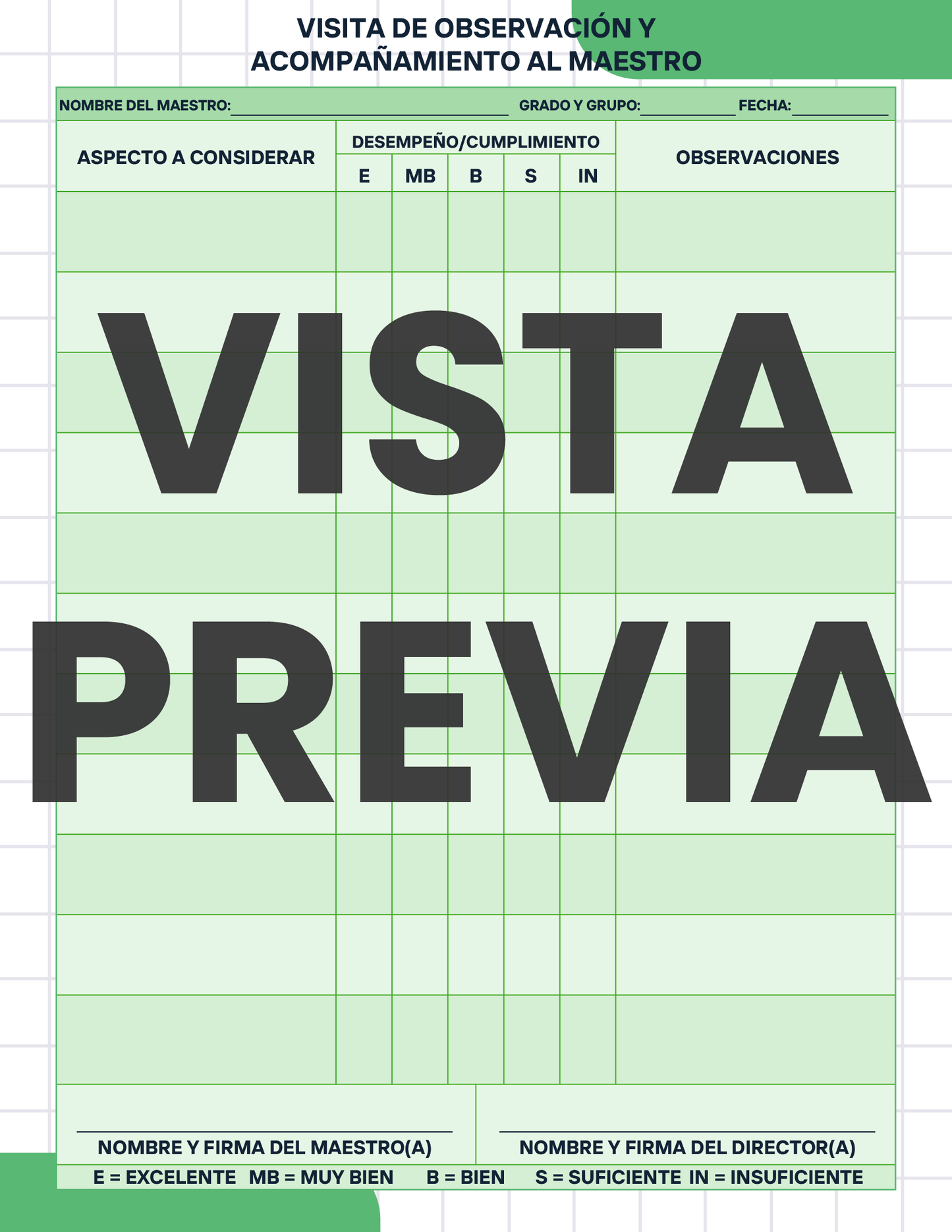 Agenda Cuadros DIRECTOR Primaria Ciclo Escolar 2024 - 2025