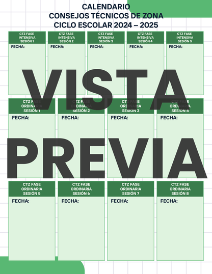 Agenda Cuadros DIRECTOR Primaria Ciclo Escolar 2024 - 2025