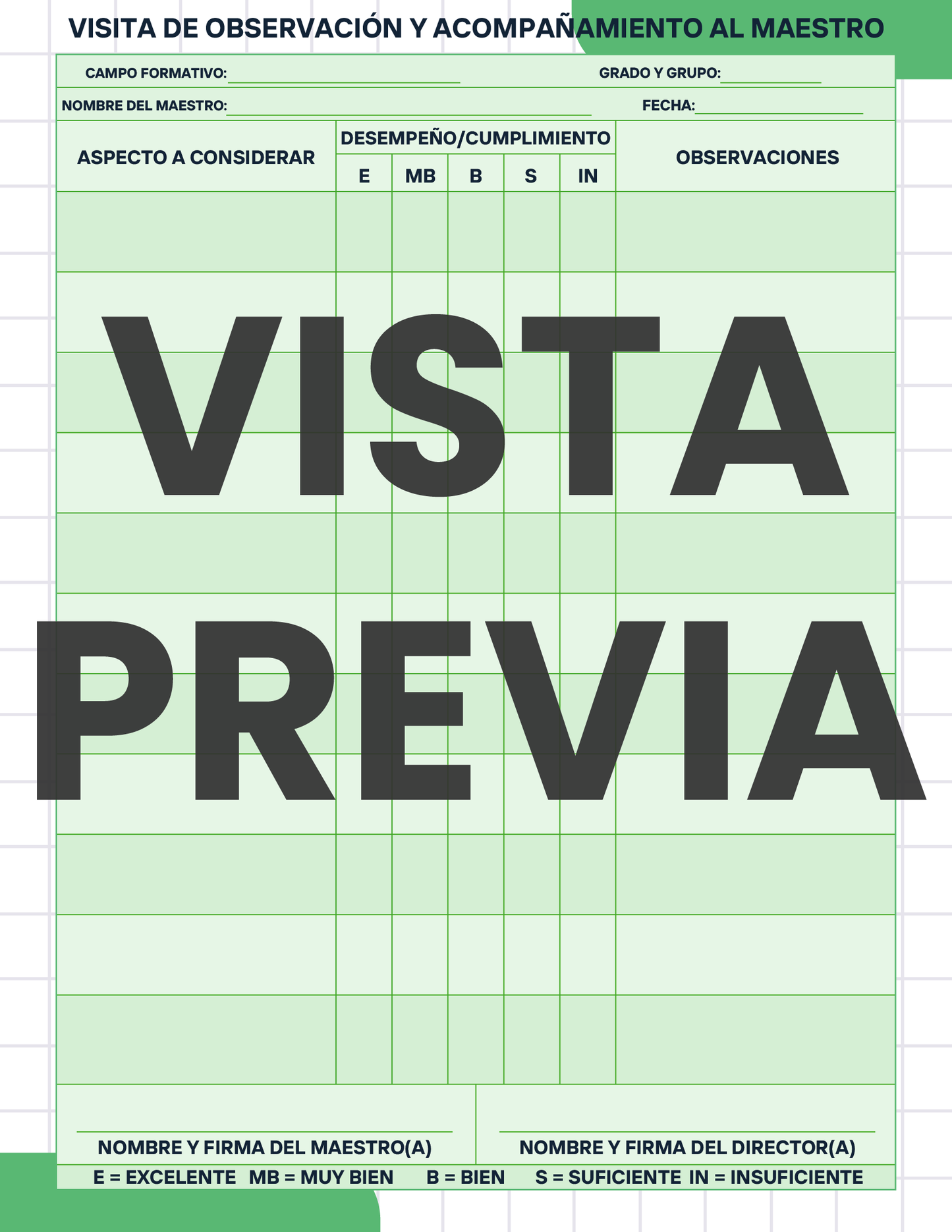 Agenda Cuadros DIRECTOR Secundaria Ciclo Escolar 2024 - 2025