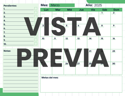 Agenda Cuadros MAESTRO Secundaria Ciclo Escolar 2024 - 2025