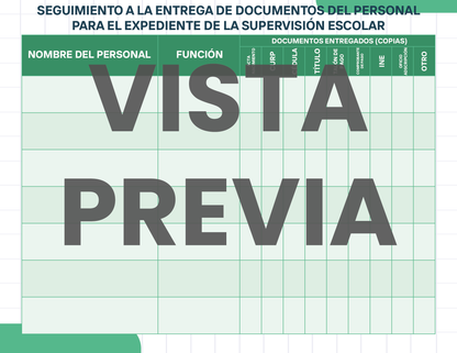 Agenda Cuadros SUPERVISOR Primaria Ciclo Escolar 2024 - 2025