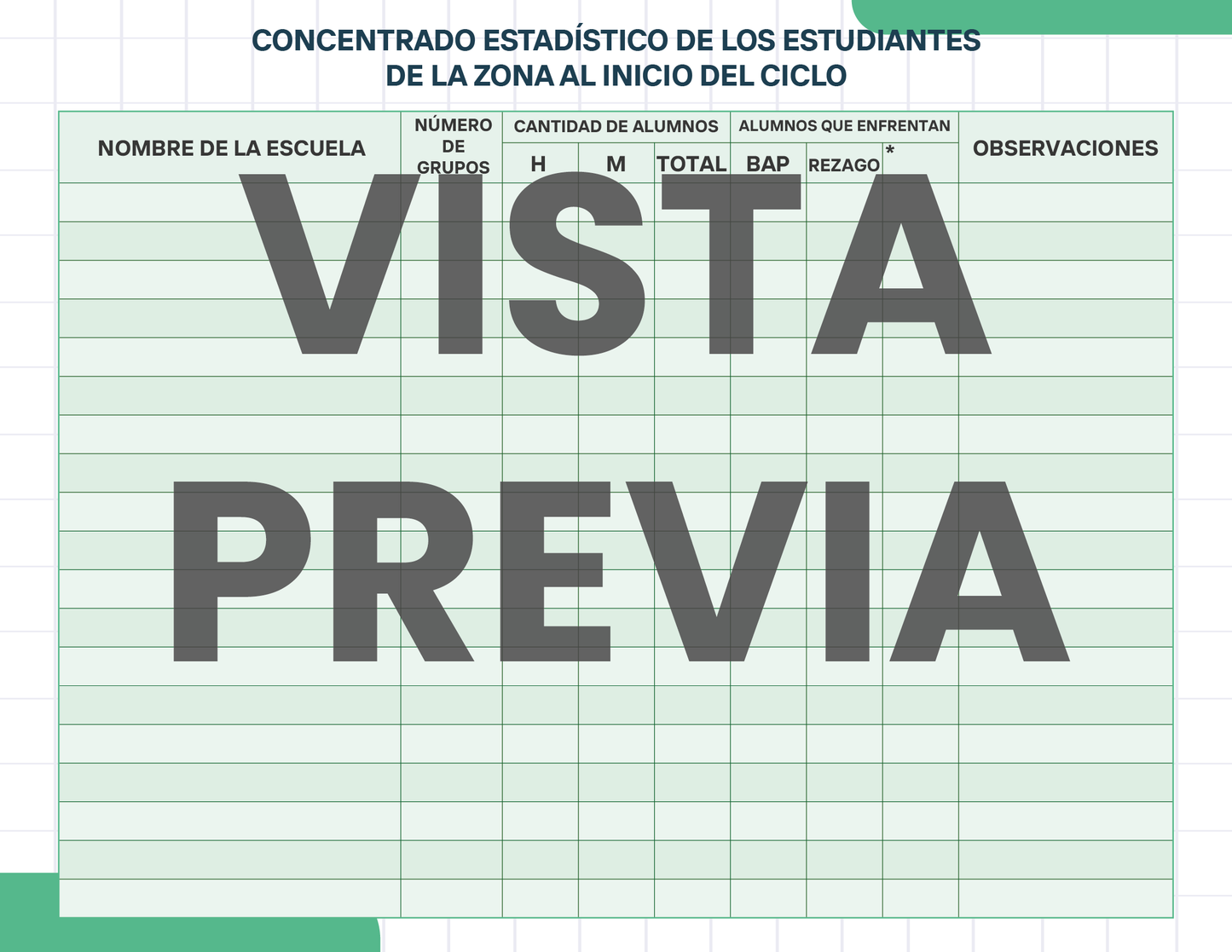 Agenda Cuadros SUPERVISOR Primaria Ciclo Escolar 2024 - 2025