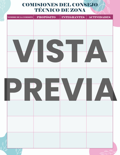 Agenda Flores SUPERVISOR Primaria Ciclo Escolar 2024 - 2025