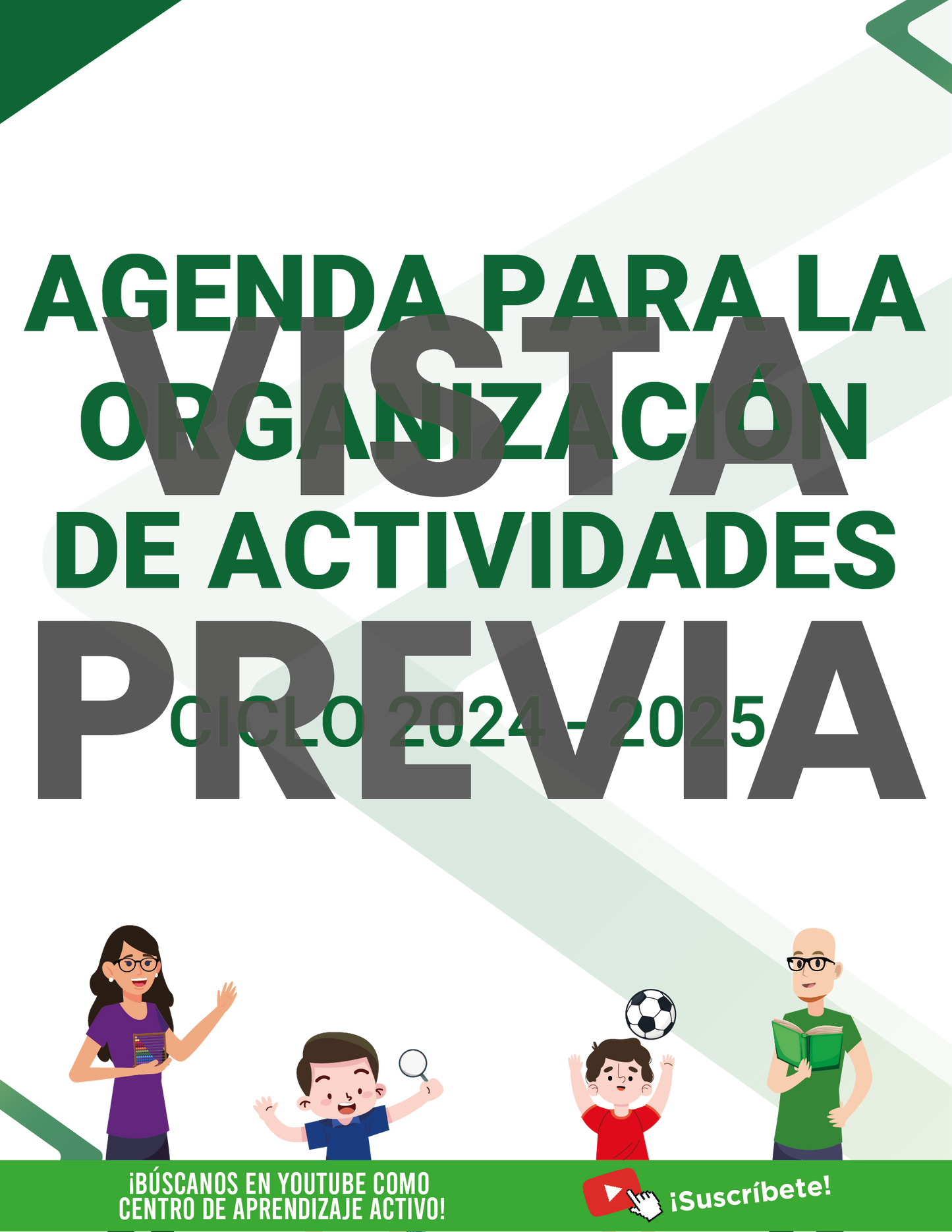 MI agenda Formal DIRECTOR Secundaria Ciclo Escolar 2024 - 2025 en PDF