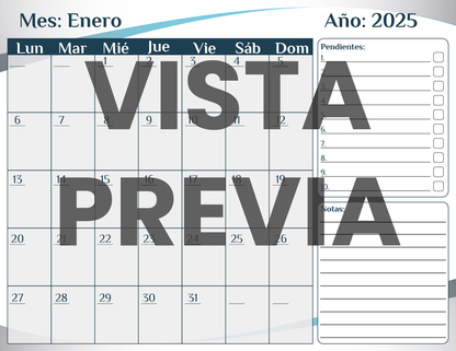 Agenda Formal DIRECTOR Secundaria Ciclo Escolar 2024 - 2025