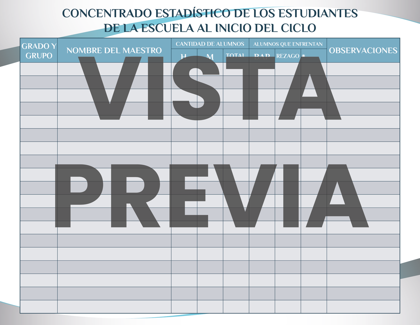 Agenda Formal DIRECTOR Secundaria Ciclo Escolar 2024 - 2025