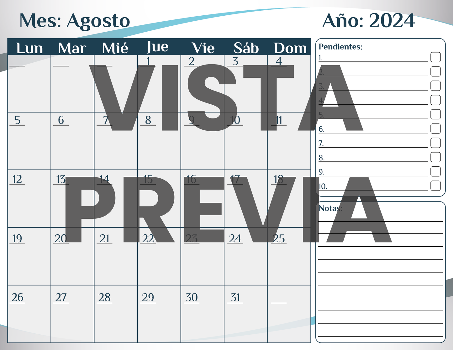 Mi Agenda Formal MAESTRO Primaria Ciclo Escolar 2024 - 2025