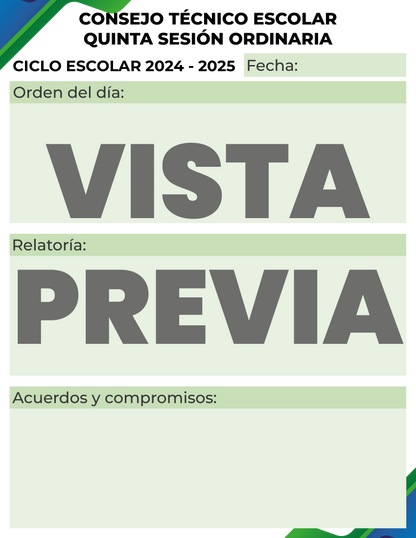 Agenda Formal SUPERVISOR Primaria Ciclo Escolar 2024 - 2025 en PDF