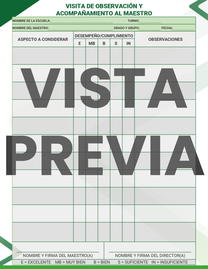 Mi Agenda Formal SUPERVISOR Primaria Ciclo Escolar 2024 - 2025