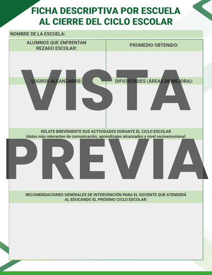 Mi Agenda Formal SUPERVISOR Primaria Ciclo Escolar 2024 - 2025