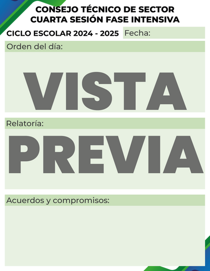 Agenda Formal SUPERVISOR Primaria Ciclo Escolar 2024 - 2025 en PDF