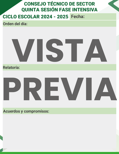 Mi Agenda Formal SUPERVISOR Primaria Ciclo Escolar 2024 - 2025