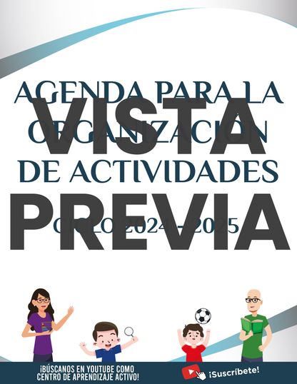 Agenda Formal SUPERVISOR Secundaria Ciclo Escolar 2024 - 2025