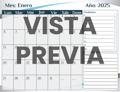 Agenda Formal SUPERVISOR Secundaria Ciclo Escolar 2024 - 2025