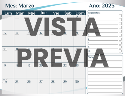 Agenda Formal SUPERVISOR Secundaria Ciclo Escolar 2024 - 2025