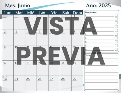 Agenda Formal SUPERVISOR Secundaria Ciclo Escolar 2024 - 2025