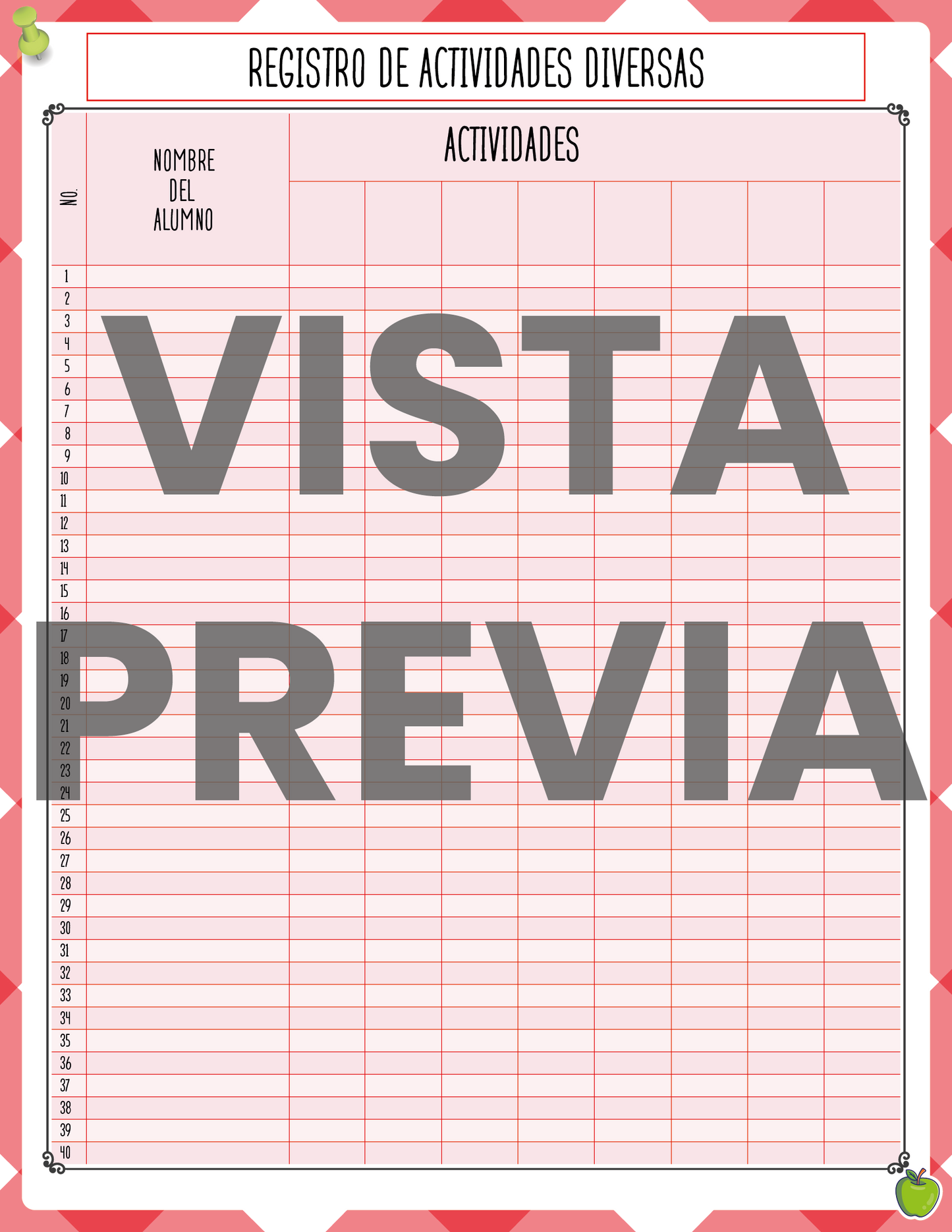 Agenda Roja MAESTRO Primaria Ciclo Escolar 2024 - 2025 en PDF