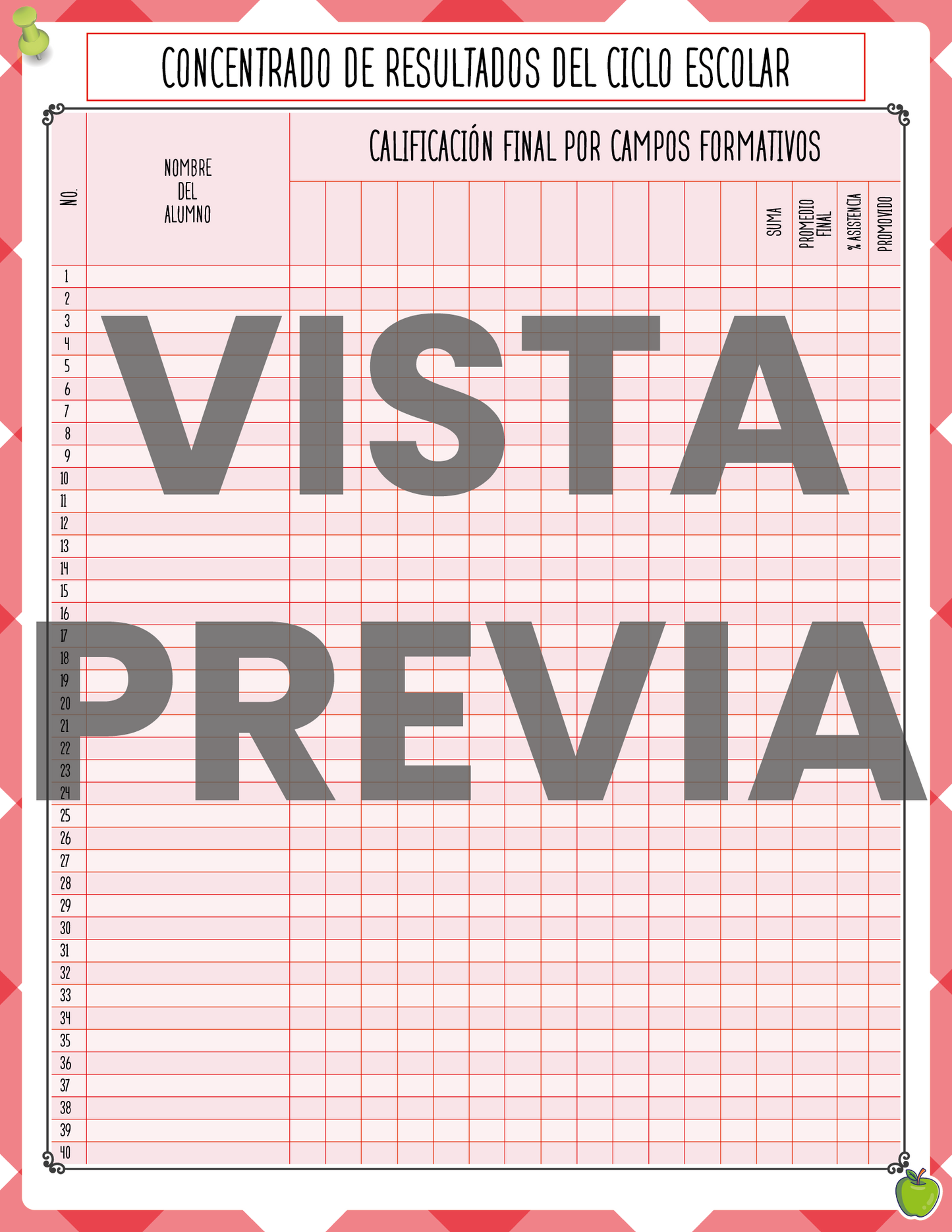 Agenda Roja MAESTRO Primaria Ciclo Escolar 2024 - 2025 en PDF