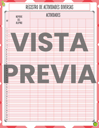 Agenda Roja MAESTRO Primaria Ciclo Escolar 2024 - 2025 en PDF