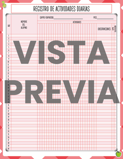 Agenda Roja MAESTRO Primaria Ciclo Escolar 2024 - 2025 en PDF