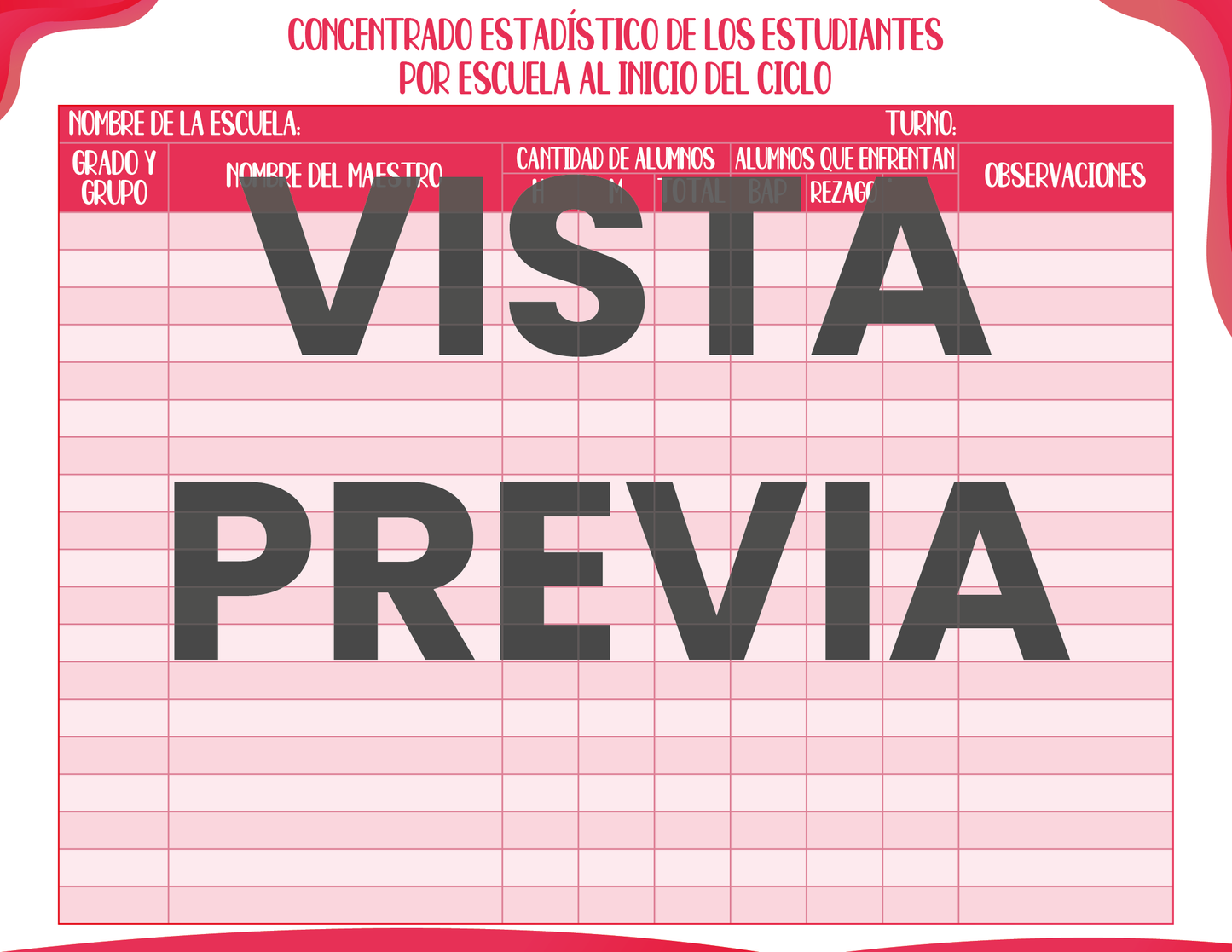 Agenda Roja SUPERVISOR Secundaria Ciclo Escolar 2024 - 2025