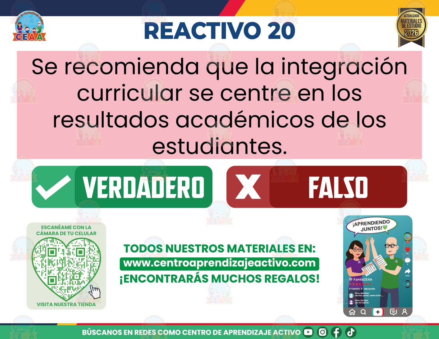 Cuadernillo de Estudio - Aprendamos en Comunidad Fascículo 2 - Verdadero o Falso en PDF