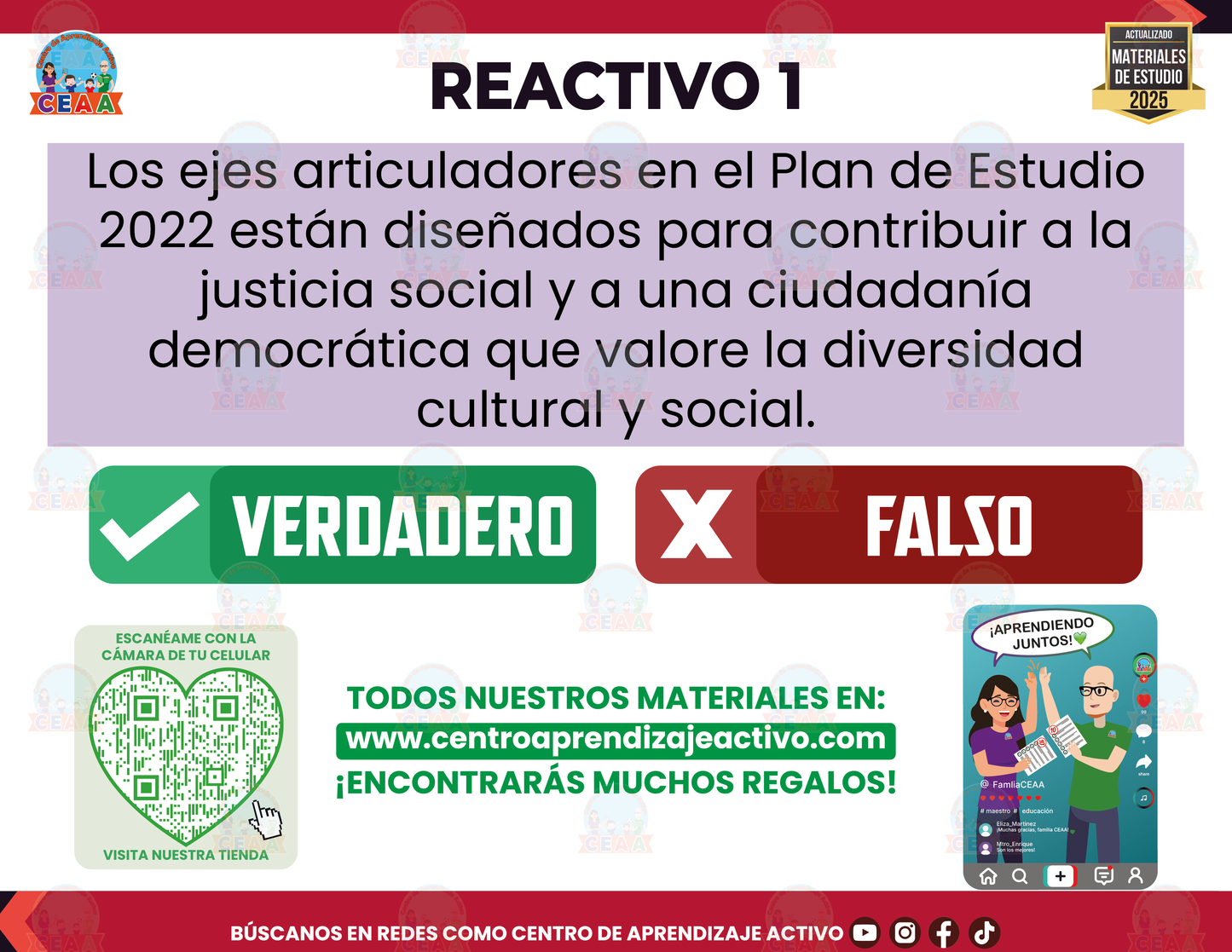 Cuadernillo de Estudio - Los Ejes Articuladores: Pensar Desde Nuestra Diversidad Fascículo 4 - Verdadero o Falso