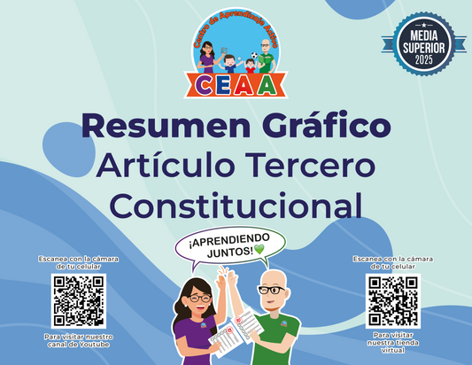 Resumen Gráfico: Artículo Tercero Constitucional