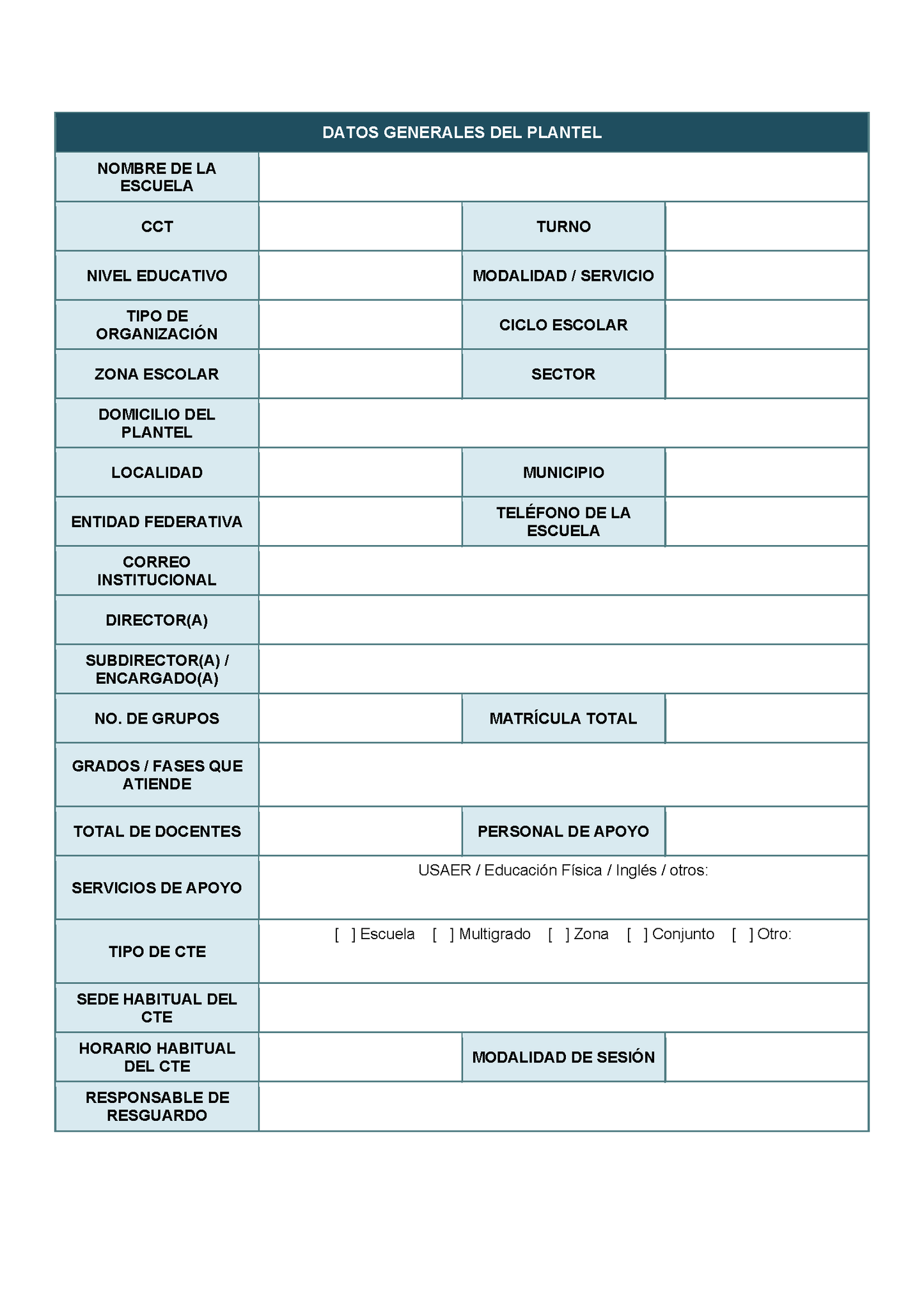 BITÁCORA PARA LA ORGANIZACIÓN Y SEGUIMIENTO DEL CONSEJO TÉCNICO ESCOLAR Editable en Word