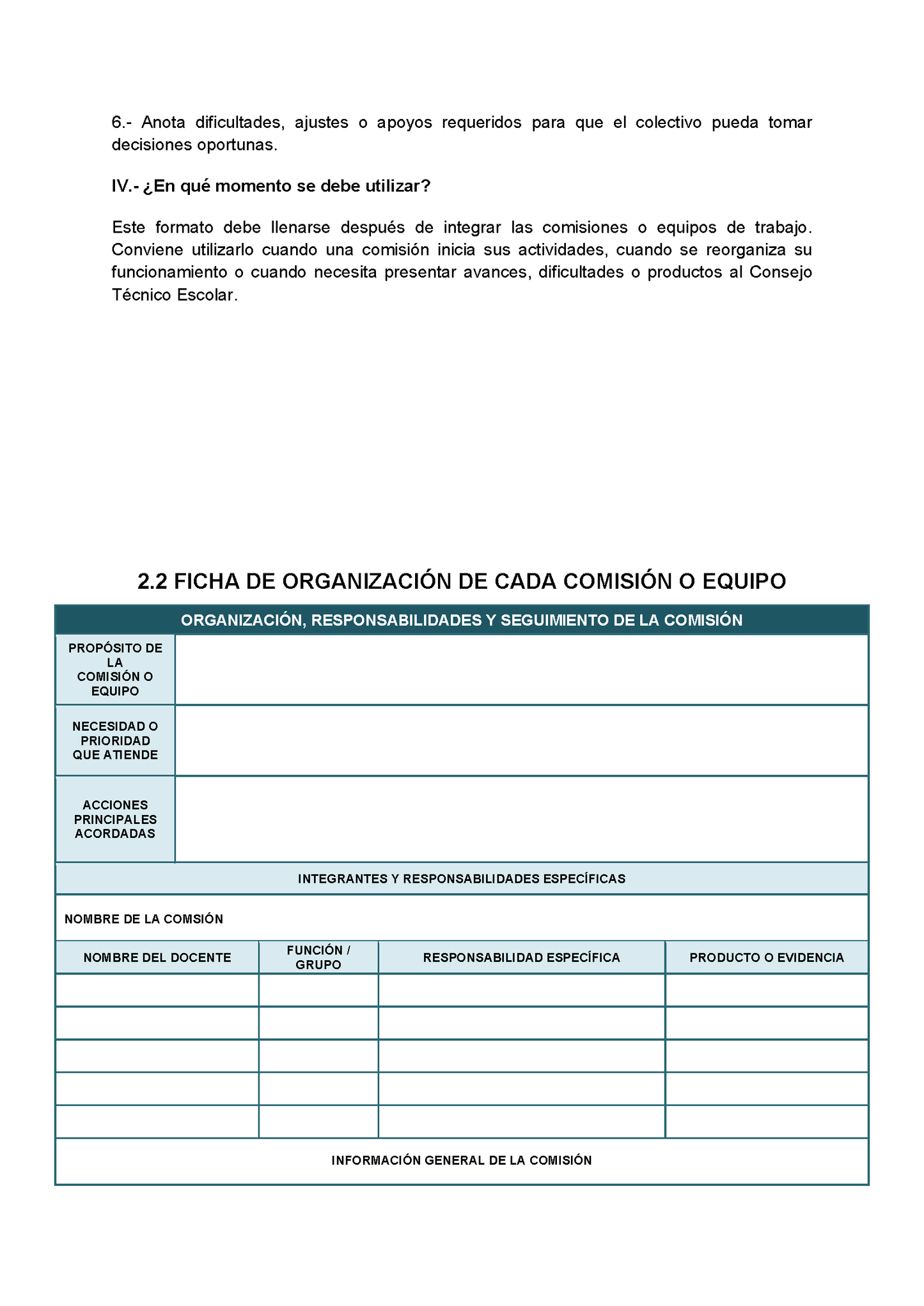 BITÁCORA PARA LA ORGANIZACIÓN Y SEGUIMIENTO DEL CONSEJO TÉCNICO ESCOLAR editable en Word