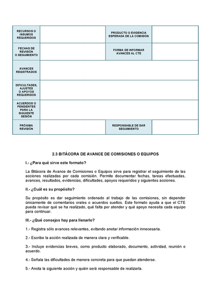 BITÁCORA PARA LA ORGANIZACIÓN Y SEGUIMIENTO DEL CONSEJO TÉCNICO ESCOLAR Editable en Word