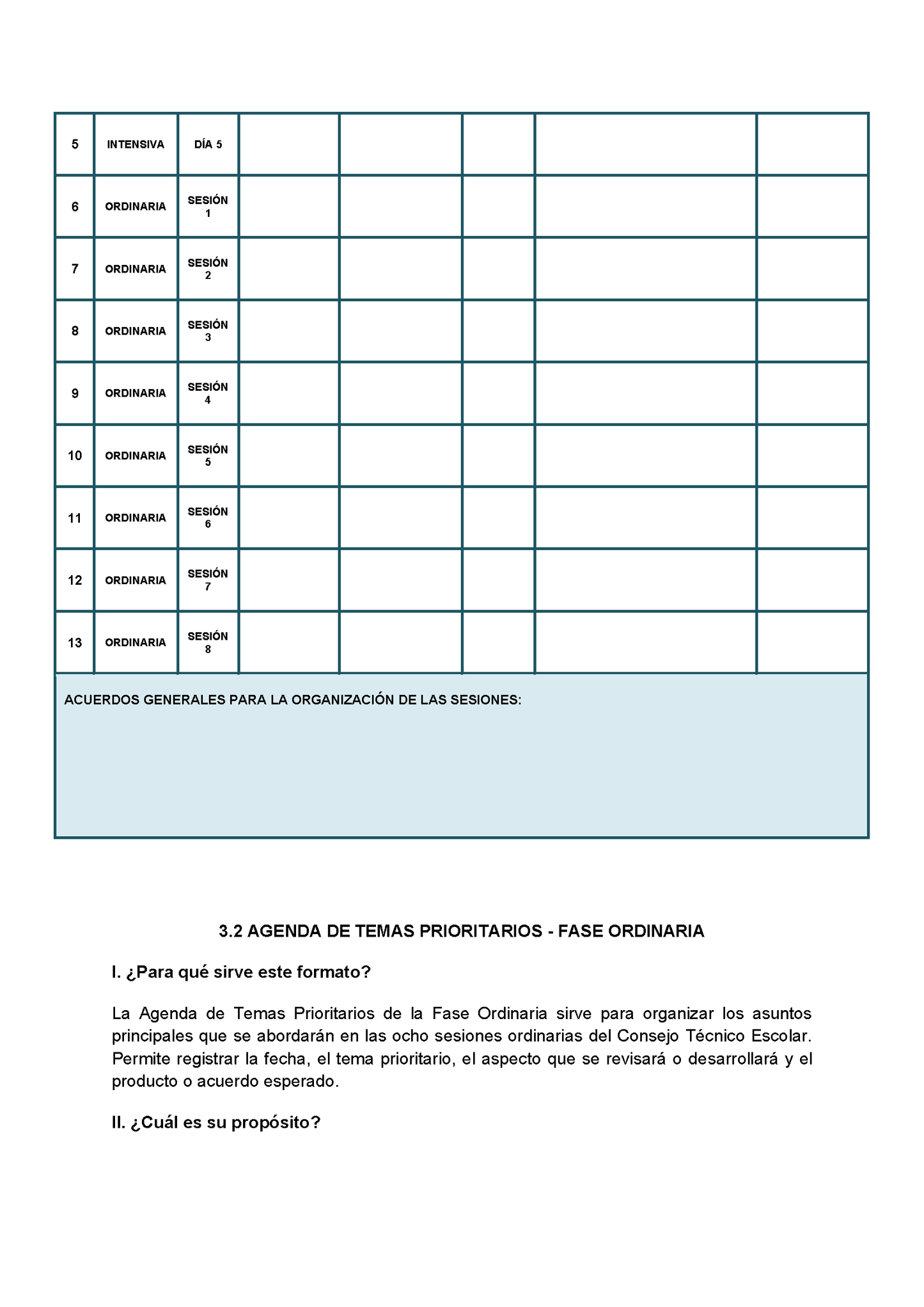 BITÁCORA PARA LA ORGANIZACIÓN Y SEGUIMIENTO DEL CONSEJO TÉCNICO ESCOLAR Editable en Word