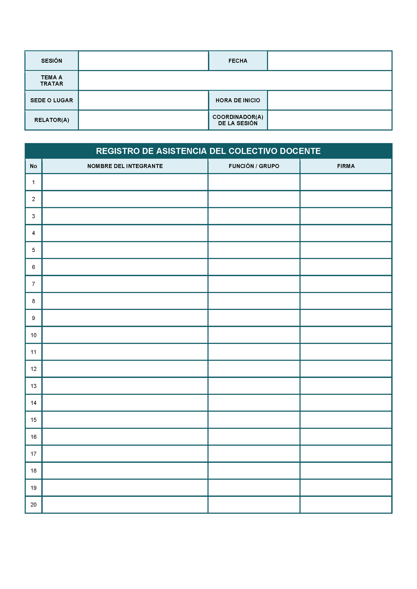 BITÁCORA PARA LA ORGANIZACIÓN Y SEGUIMIENTO DEL CONSEJO TÉCNICO ESCOLAR Editable en Word