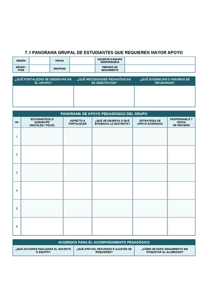 BITÁCORA PARA LA ORGANIZACIÓN Y SEGUIMIENTO DEL CONSEJO TÉCNICO ESCOLAR Editable en Word