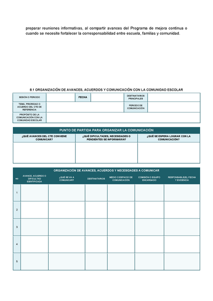 BITÁCORA PARA LA ORGANIZACIÓN Y SEGUIMIENTO DEL CONSEJO TÉCNICO ESCOLAR Editable en Word