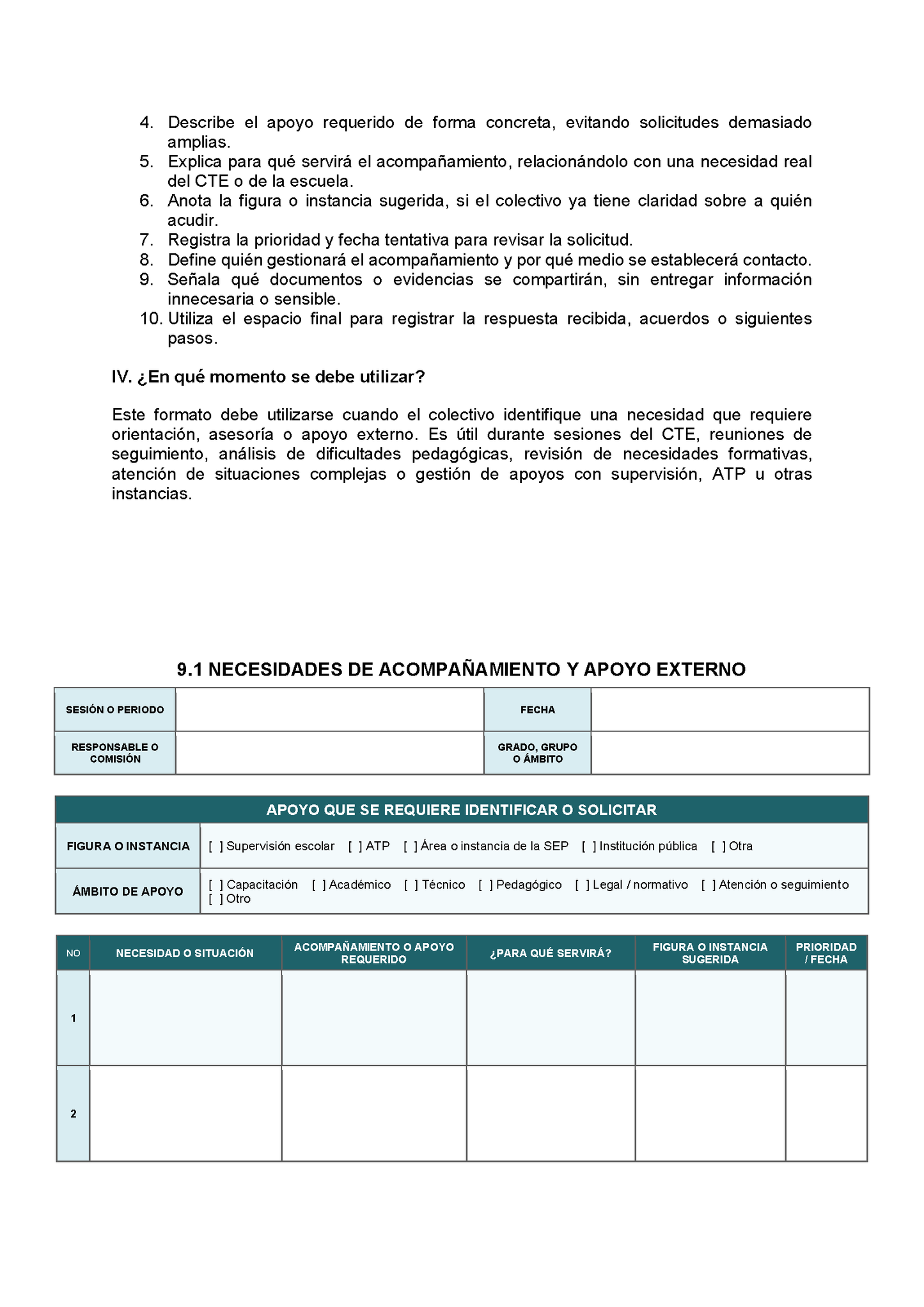 BITÁCORA PARA LA ORGANIZACIÓN Y SEGUIMIENTO DEL CONSEJO TÉCNICO ESCOLAR Editable en Word