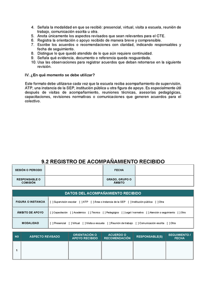 BITÁCORA PARA LA ORGANIZACIÓN Y SEGUIMIENTO DEL CONSEJO TÉCNICO ESCOLAR Editable en Word